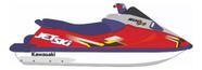 Kit Adesivo Faixa Jet Ski Kawasaki Zxi 1100 96 Kit Adesivo Faixa Jet Ski Kawasaki Zxi 1100 96