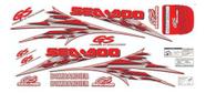 Kit Adesivo Faixa Jet Ski Seadoo Gs 00 Vermelho