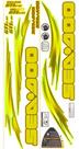 Kit Adesivo Faixa Jet Ski Seadoo Gti Le Rfi 03 Amarelo