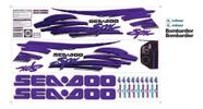 Kit Adesivo Faixa Jet Ski Seadoo Spx 94 Roxo Kit Adesivo Faixa Jet Ski Seadoo Spx 94 Roxo