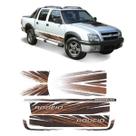 Kit Adesivo Faixa Lateral Traseiro Capô Chevrolet S10 Rodeio