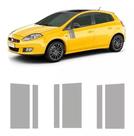 Kit Adesivo Faixa Lateral Traseiro Fiat Bravo Sporting Prata