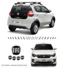 Kit Adesivo Faixa Mobi Way + Emblemas + Calotas - Genérico