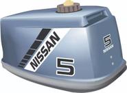 Kit Adesivo Faixa Motor De Popa Nissan 5 Hp