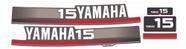 Kit Adesivo Faixa Motor De Popa Yamaha Hp 15 Chumbo 93 A 97