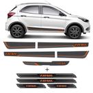 Kit Adesivo Faixa Novo Ford Ka Trail 18 + Soleira Protetora