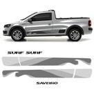 Kit Adesivo Faixa Saveiro Surf 2015/16 Preto Modelo Original