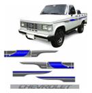 Kit Adesivo Faixas Lateral Chevrolet D20 1996 Azul Completo Kit Adesivo Faixas Lateral Chevrolet D20 1996 Azul Completo