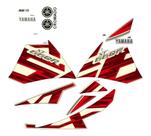 Kit Adesivo Faixas Yamaha Xt660 2010 A 2015 Vermelho Branco Kit Adesivo Faixas Yamaha Xt660 2010 A 2015 Vermelho Branco