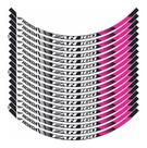 Kit Adesivo Friso Roda Honda Para Aro Cg 160 Fan Modelo Rosa