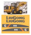 Kit Adesivo Gráfico Compatível Liugong 856 Pá