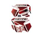 Kit Adesivo Jogo Faixas Honda 250twister Cbs 2022 Vermelho - 1351 Kit Adesivo Jogo Faixas Honda 250twister Cbs 2022 Vermelho - 1351
