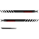Kit Adesivo Lateral Commander - Preto