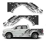 Kit Adesivo Lateral Compatível Dodge Ram 2500 Preto