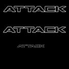 Kit Adesivo Lateral Frontier Attack - Branco