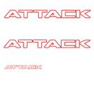 Kit Adesivo Lateral Frontier Attack - Vermelho