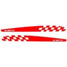 Kit Adesivo Lateral Kwid - Vermelho