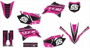 Kit Adesivo Moto Cross Trilha Ttr 230 Rosa E Preto Lm169 Kit Adesivo Moto Cross Trilha Ttr 230 Rosa E Preto Lm169