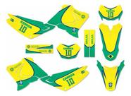 Kit Adesivo Moto Cross Trilha Yh Xtz 125 Copa Brasil Lm284