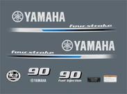 Kit Adesivo Para Motor De Popa Yamaha 90 Hp 4 Tempos