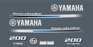 Kit Adesivo Para Motor Yamaha F200 Hp Four Stroke