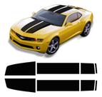 Kit Adesivo Premium Chevrolet Camaro Capo Teto Mala Preto Kit Adesivo Premium Chevrolet Camaro Capo Teto Mala Preto