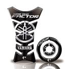 Kit Adesivo Protetor Tanque E Bocal Moto Yamaha Factor 150 Ano + 2016 preto