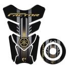 Kit Adesivo Protetor Tanque e Bocal Moto Yamaha Factor DOURADO