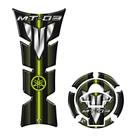 kit Adesivo Protetor Tanque E Bocal Moto Yamaha MT-03 verde