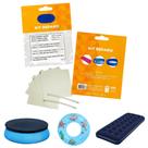 Kit Adesivo Remendo Colchão Inflável Boia Piscina Reparo Pvc