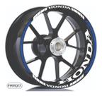 Kit Adesivo Roda Moto Honda + Friso Refletivo Aro 17 Kit Adesivo Roda Moto Honda + Friso Refletivo Aro 17
