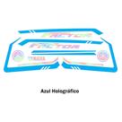 Kit Adesivo Yamaha Factor 150 2024 Azul Holográfico