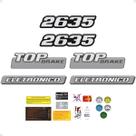 Kit Adesivoa Caminhão 2635 MB Top Brake + Etiquetas Generico
