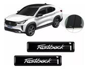 Kit Adesivos 2 Emblemas Lateral Coluna Fastback Resinado 3d