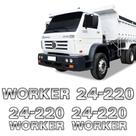 Kit Adesivos 24-220 Worker Emblemas Caminhão Volkswagen Kit Adesivos 24-220 Worker Emblemas Caminhão Volkswagen