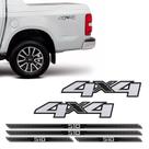 Kit Adesivos 4x4 S10 2013/2019 Escovado + Soleira Protetora Kit Adesivos 4x4 S10 2013/2019 Escovado + Soleira Protetora