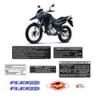 Kit Adesivos Advertência Compatível Honda XRE 300 Completo