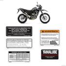Kit Adesivos Advertência Para Moto Yamaha XT 660R Completo