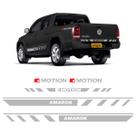Kit Adesivos Amarok Faixa Lateral Traseira 4motion
