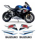 Kit Adesivos Azul SPTS compatível GSX-R1000 14-16
