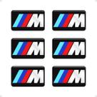 Kit Adesivos Bmw Motorsport M3 M5 X1 X5 X6 Emblema Genérico