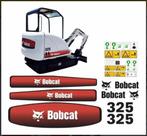 Kit Adesivos Bobcat 325 Para Mini Escavadeira Kit Adesivos Bobcat 325 Para Mini Escavadeira