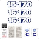 Kit Adesivos Caminhão VW 15-170 Emblemas Resinados Generico