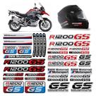 Kit Adesivos Capacete Bmw R1200 Gs Moto Refletivo Resinado
