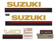 Kit Adesivos Capô Motor de Popa Compatível Suzuki 140HP 1997 Kit Adesivos Capô Motor de Popa Compatível Suzuki 140HP 1997