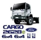 Kit Adesivos Cargo 2628e 6x4 Cummins Emblemas Caminhão Ford
