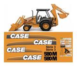 Kit Adesivos Case 580m Série 3 Para Retroescavadeira