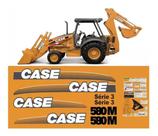 Kit Adesivos Case 580m Série 3 Para Retroescavadeira