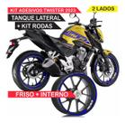 Kit Adesivos Cb 300f Friso Roda E Tanque 2020/2023 Azul