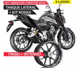 Kit Adesivos Cb 300f Friso Roda E Tanque 2020/2023 Branco